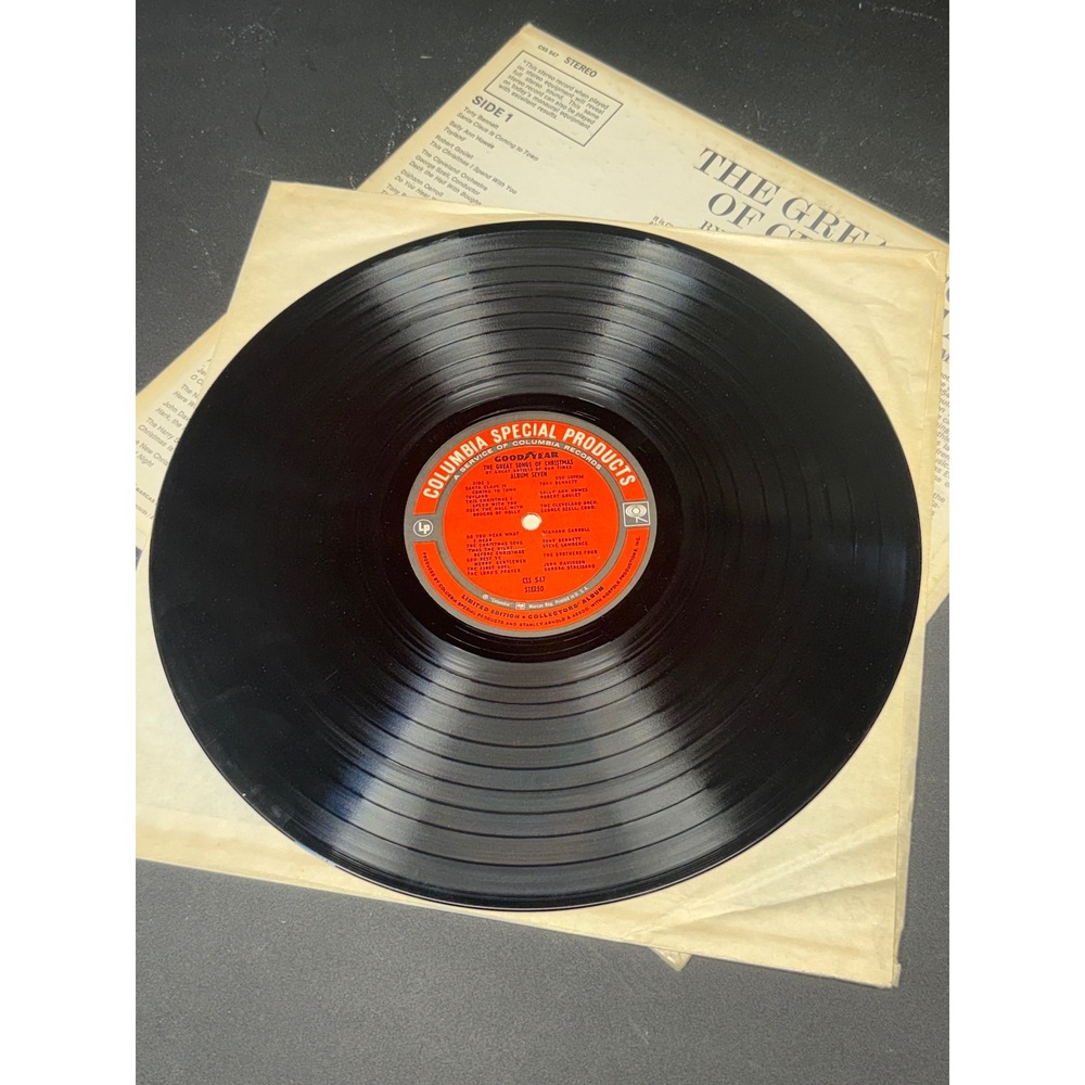 Great Songs of Christmas Album Seven Vinyl LP Goodyear Limited Edition CSS 547 - Picture 15 of 16
